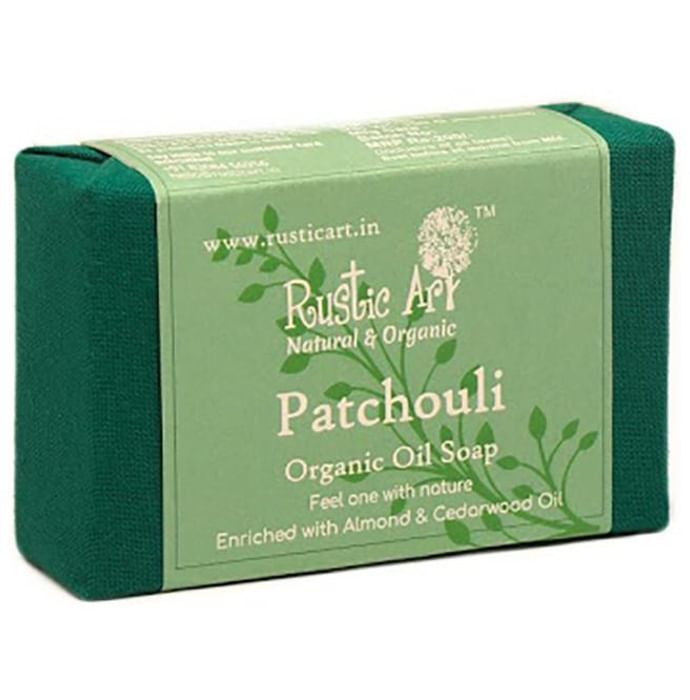 Rustic Art Patchouli Organic Oil Soap - Classic Derma