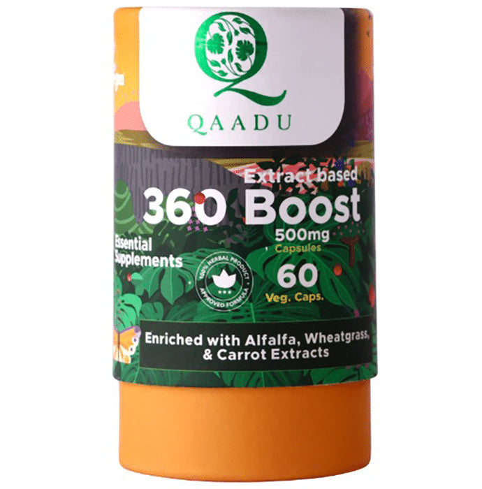 Qaadu Extract Based 360 Boost 500mg Capsule - Classic Derma