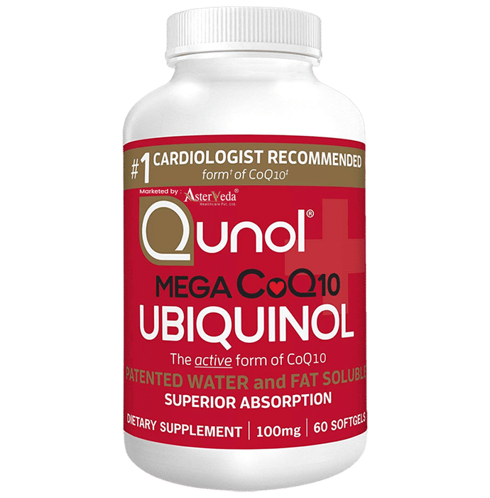 Qunol Mega CoQ10 Ubiquinol 100mg Softgel - Classic Derma