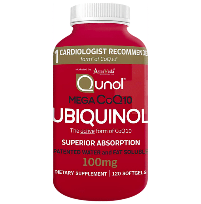 Qunol Mega CoQ10 Ubiquinol 100mg Softgel - Classic Derma