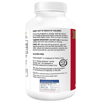 Qunol Mega CoQ10 Ubiquinol 100mg Softgel