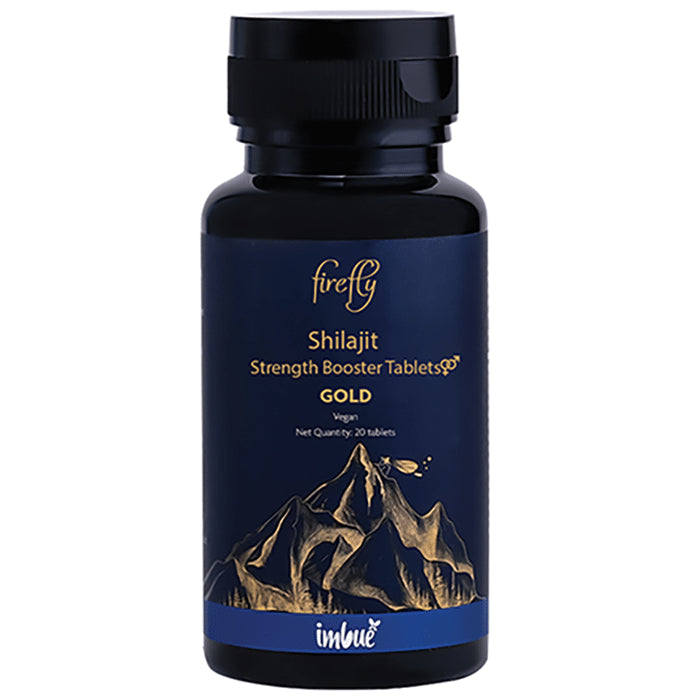Imbue Firefly Shilajit Strength Booster Tablet | For Vitality, Endurance & Libido - Classic Derma
