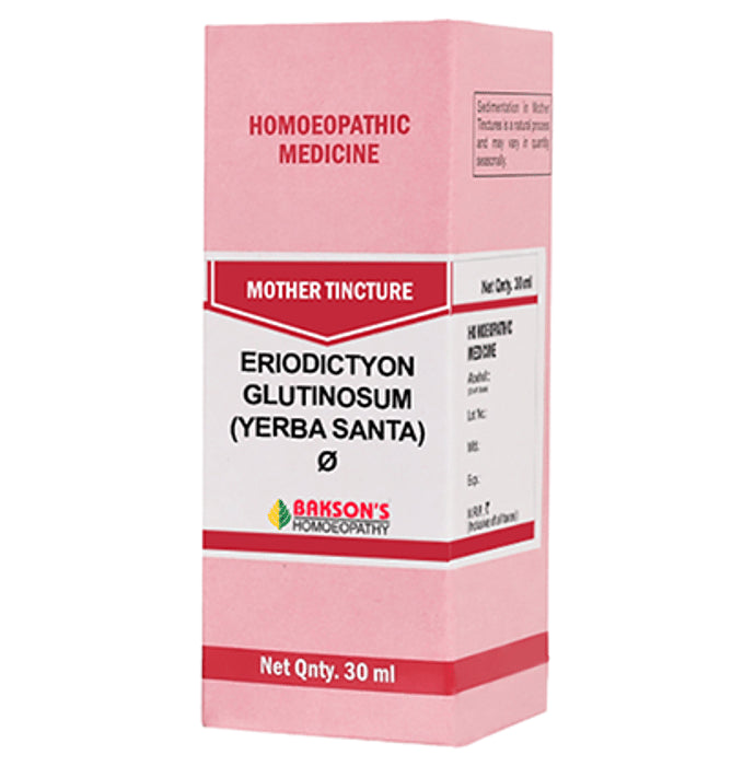 Bakson's Homeopathy Eriodictyon Glutinosum (Yerba Santa) Mother Tincture Q - Classic Derma