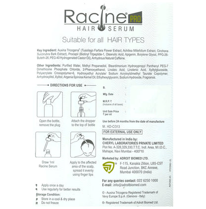 Racine Pro Hair Serum | For All Hair Types