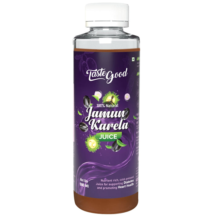 Taste Good 100% Natural Jamun Karela Juice (500ml Each) - Classic Derma