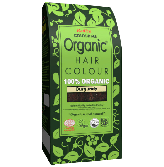 Radico Colour Me Organic Burgundy Hair Colour - Classic Derma