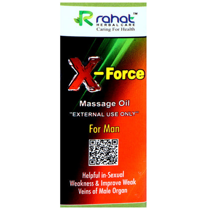 Rahat Herbal Care X-Force Massage Oil for Man - Classic Derma