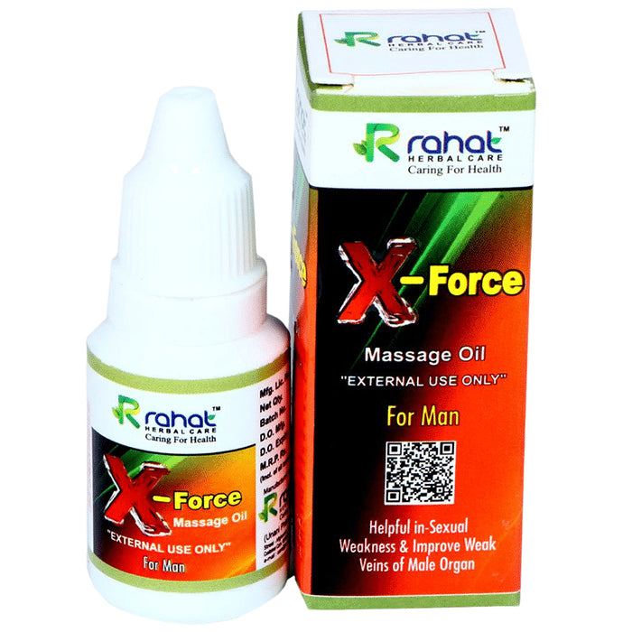 Rahat Herbal Care X-Force Massage Oil for Man
