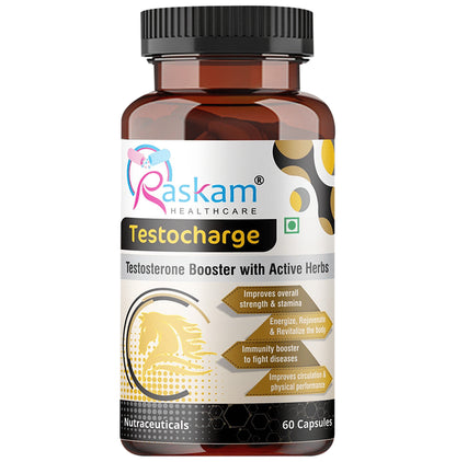 Raskam Healthcare Testocharge Capsule - Classic Derma