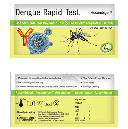 Recombigen Clear & Sure IgG/IgM Dengue Rapid Test Kit