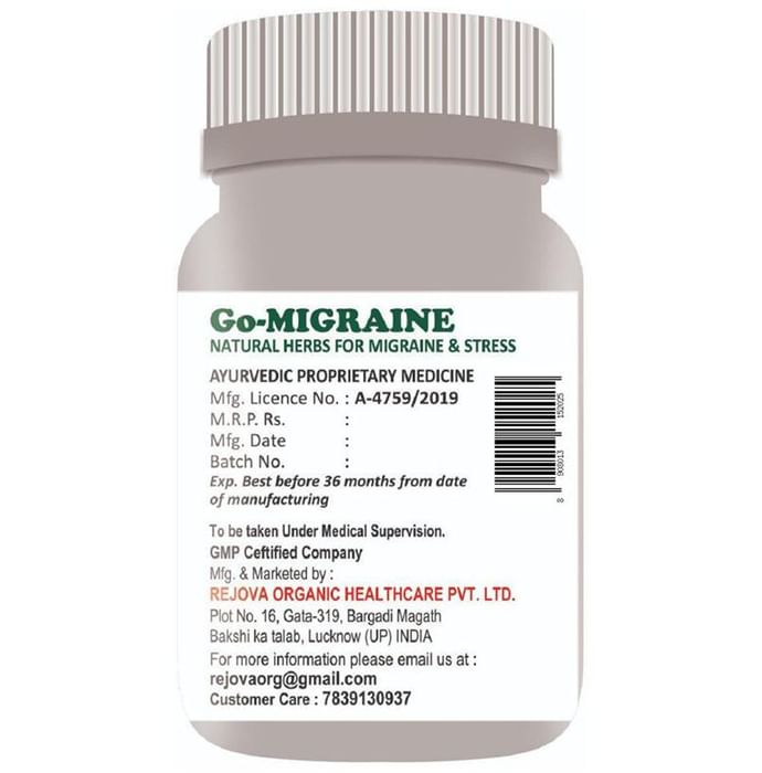 Rejova Organic Go Migraine Capsule