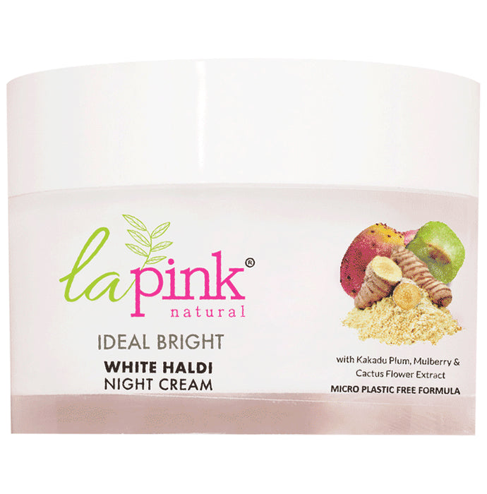 La Pink Ideal Bright White Haldi Night Cream - Classic Derma