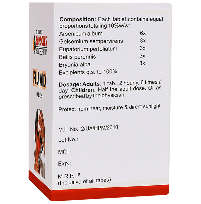 Bakson's Homeopathy Flu Aid Tablet
