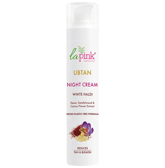 La Pink Ubtan White Haldi Night Cream - Classic Derma