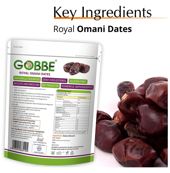 Gobbe Royal Omani Dates (200gm Each)