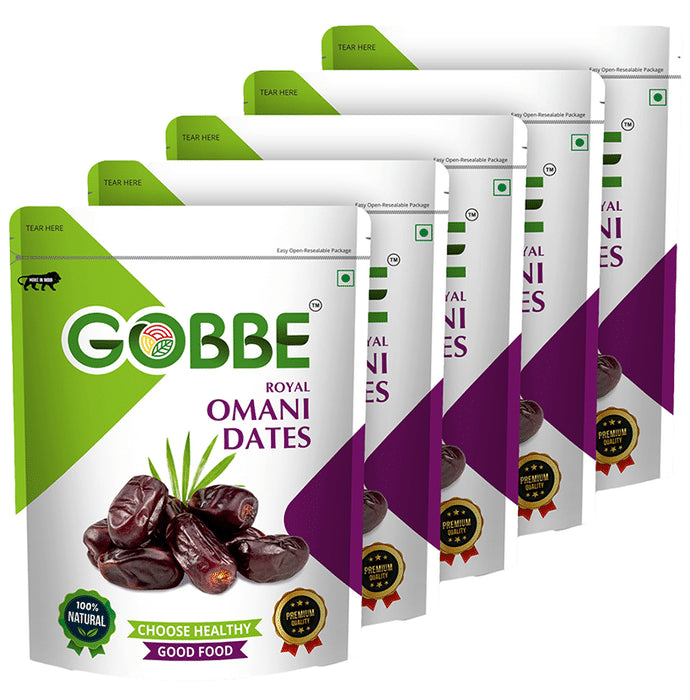 Gobbe Royal Omani Dates (200gm Each) - Classic Derma