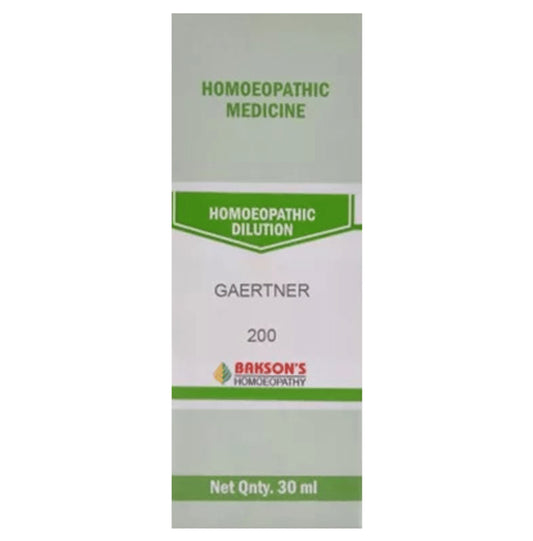 Bakson's Homeopathy Gaertner Dilution 200 - Classic Derma