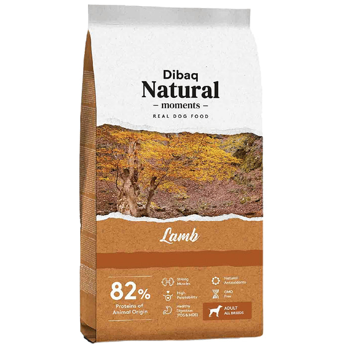Dibaq Natural Moments Lamb for All Breed Adult Dogs - Classic Derma