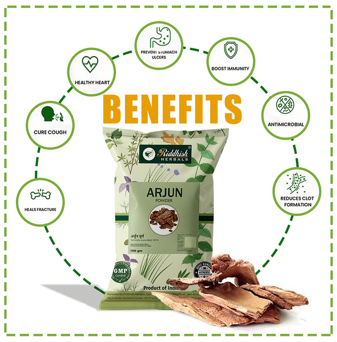 Riddhish Herbals Arjun Powder (100 gm Each)