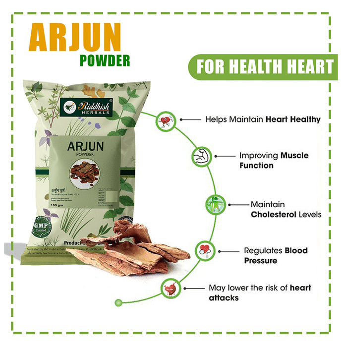 Riddhish Herbals Arjun Powder (100 gm Each)