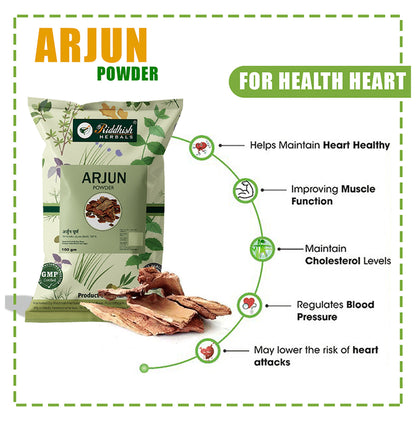 Riddhish Herbals Arjun Powder (100 gm Each)