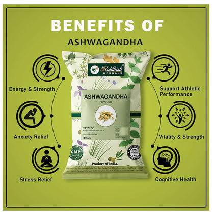 Riddhish Herbals Ashwagandha Powder (100gm Each)