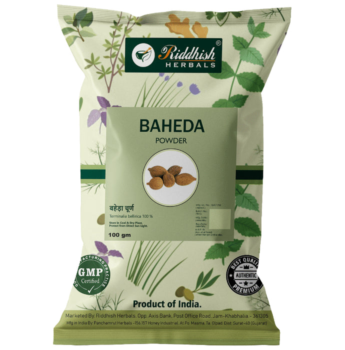 Riddhish Herbals Baheda Powder(100 gm Each) - Classic Derma