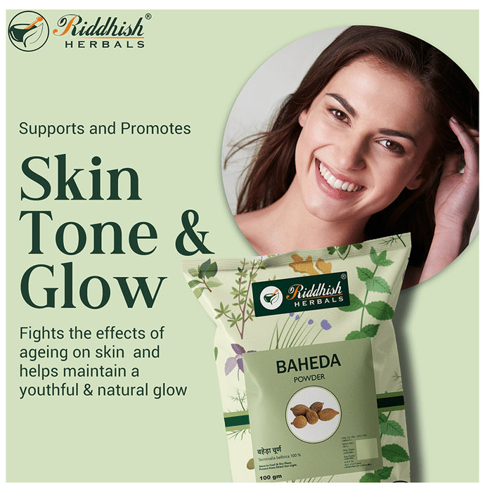 Riddhish Herbals Baheda Powder(100 gm Each)