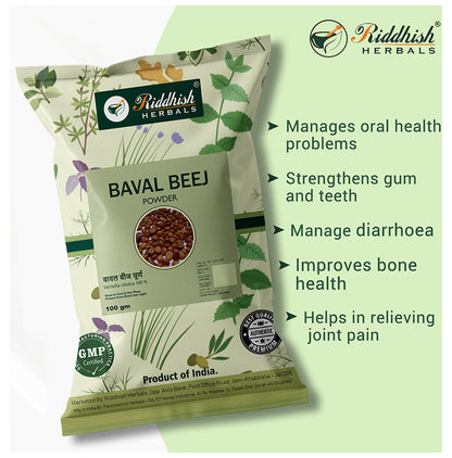 Riddhish Herbals Baval Beej Powder(100 gm Each)