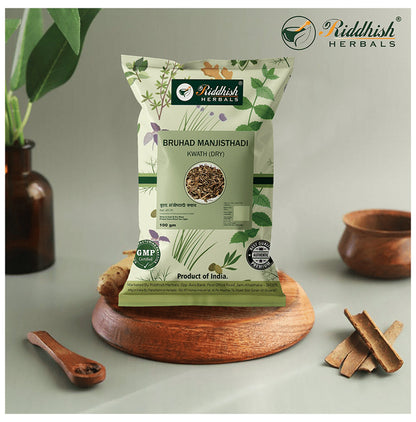 Riddhish Herbals Bruhad Manjisthadi Kwath (100 gm Each)