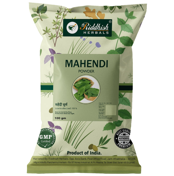 Riddhish Herbals Mahendi Powder(100 gm Each) - Classic Derma