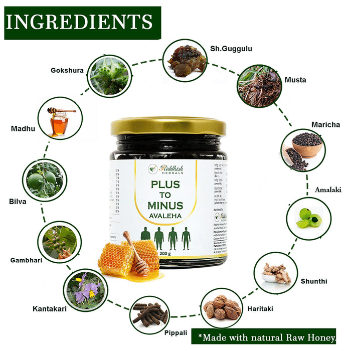 Riddhish Herbals Plus To Minus Avaleha