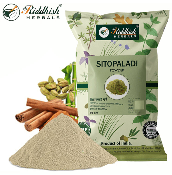 Riddhish Herbals Sitopaladi Powder (50 gm Each)
