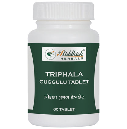Riddhish Herbals Triphala Guggulu (60 Each) - Classic Derma