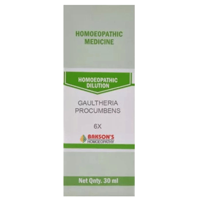Bakson's Homeopathy Gaultheria Procumbens Dilution 6X - Classic Derma