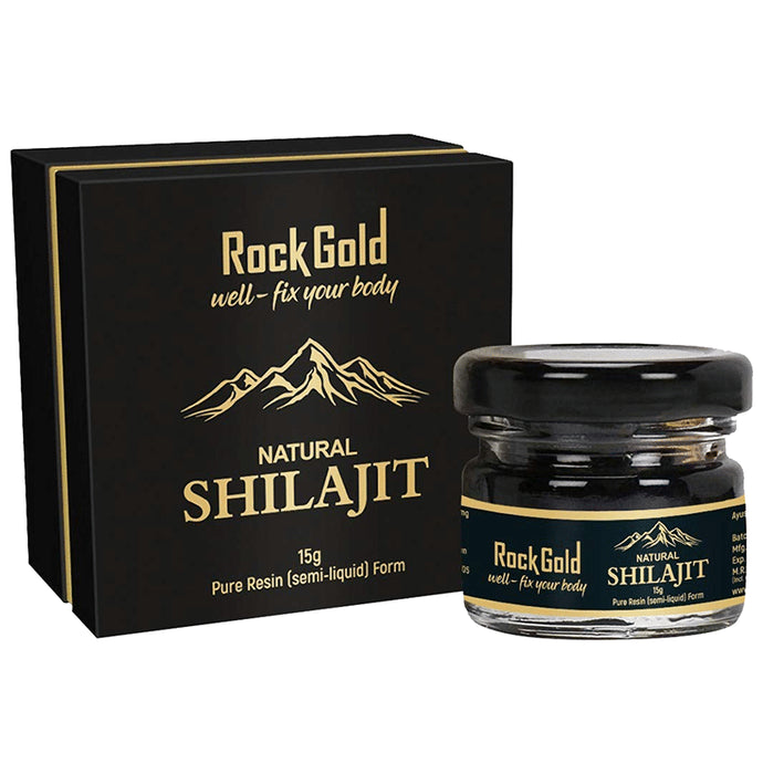 Rock Gold Natural Shilajit (Semi-Liquid) - Classic Derma