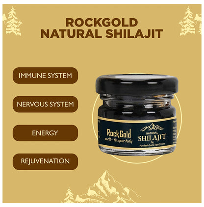 Rock Gold Natural Shilajit (Semi-Liquid)
