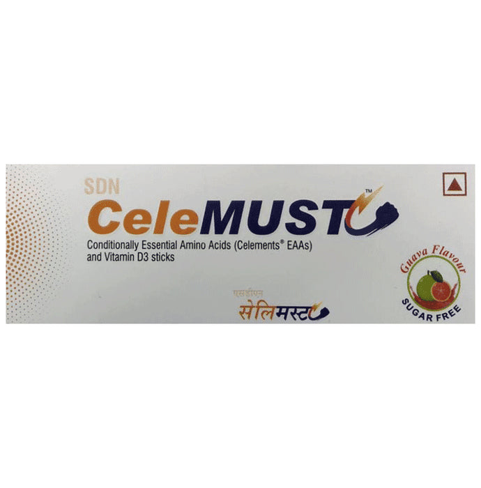SDN Celemust Stick (4gm Each) Guava Sugar Free Sachet - Classic Derma