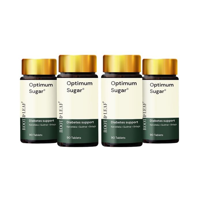 Root & Leaf Optimum Sugar Diabetes Support Tablet (90 Each) - Classic Derma