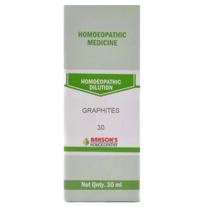 Bakson's Homeopathy Graphites Dilution 30 - Classic Derma