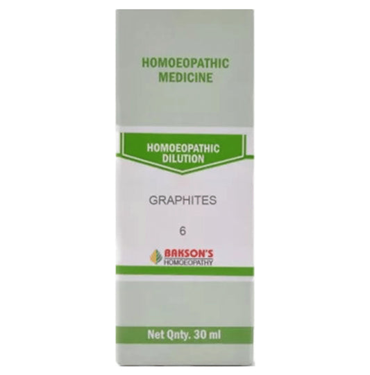 Bakson's Homeopathy Graphites Dilution 6 CH - Classic Derma