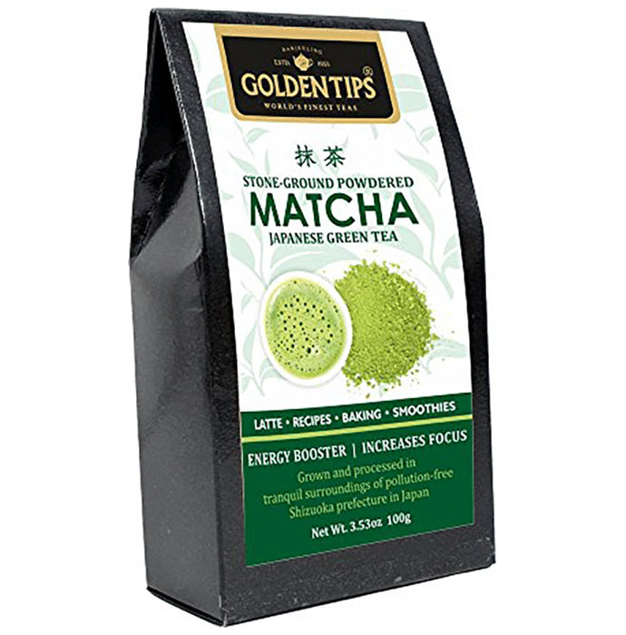 Golden Tips Japanese Matcha Natural Green Tea Powder - Classic Derma