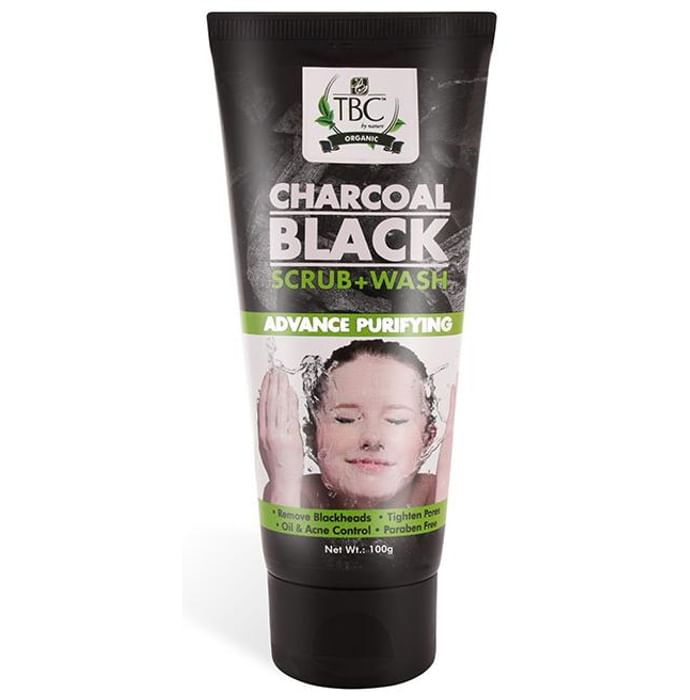 TBC Charcoal Black Scrub+Wash - Classic Derma