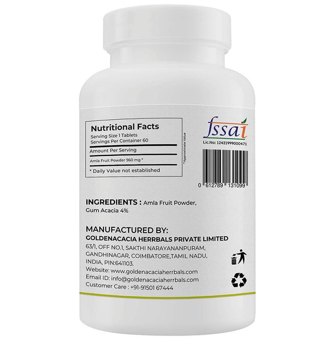 Goldenacacia Herrbals Amla 1000mg Tablet