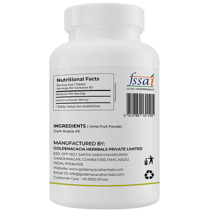 Goldenacacia Herrbals Amla 1000mg Tablet