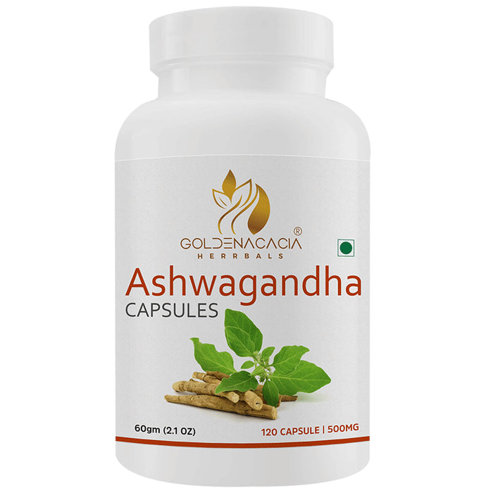 Goldenacacia Herrbals Ashwagandha 500mg Capsule - Classic Derma