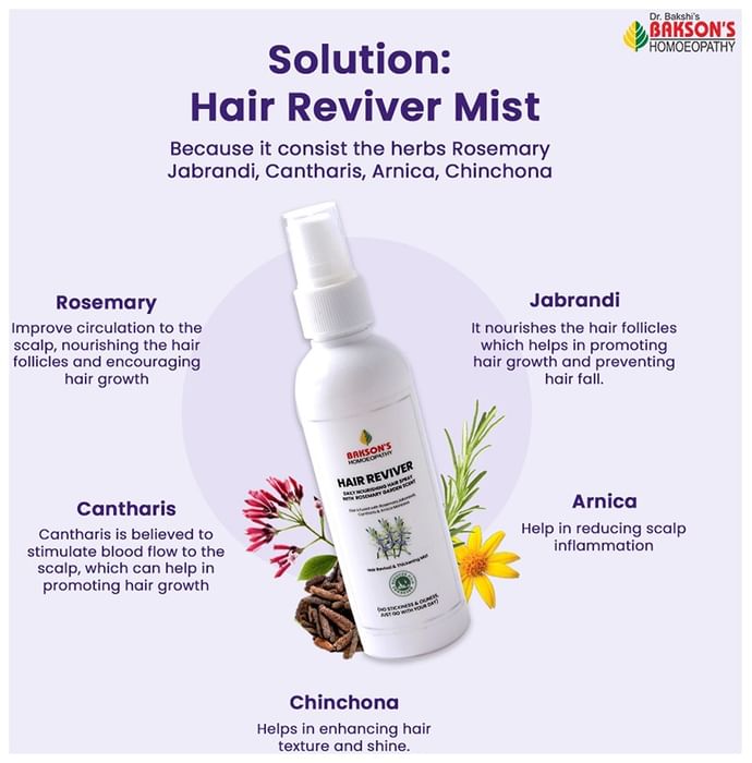 Bakson's Homeopathy Hair Reviver