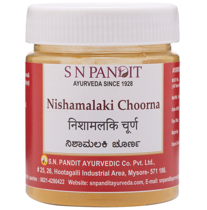 S N Pandit Ayurveda Nishamalaki Choorna - Classic Derma