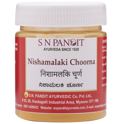 S N Pandit Ayurveda Nishamalaki Choorna - Classic Derma