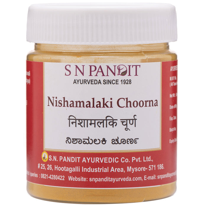 S N Pandit Ayurveda Nishamalaki Choorna - Classic Derma